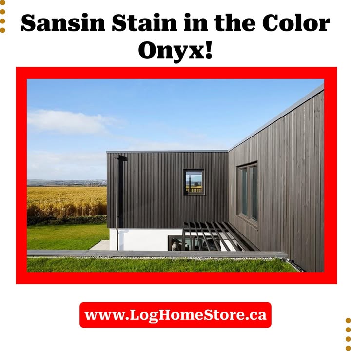 LogHomeStore1's tweet photo. Hot tip: choose Sansin's 2024 Color of the Year. Onyx creates a dramatic effect against the snow-white of winter or the vibrant colors of spring. And it's available in Sansin’s most popular and durable exterior products, including SDF, Dec and ENS. https://t.co/JuvBiKsoea #Sansin
#SansinCOTY2024 #SansinOnyx #Coloroftheyear2024 #EnviroStain #NaturallyPerfect #HealthyWood