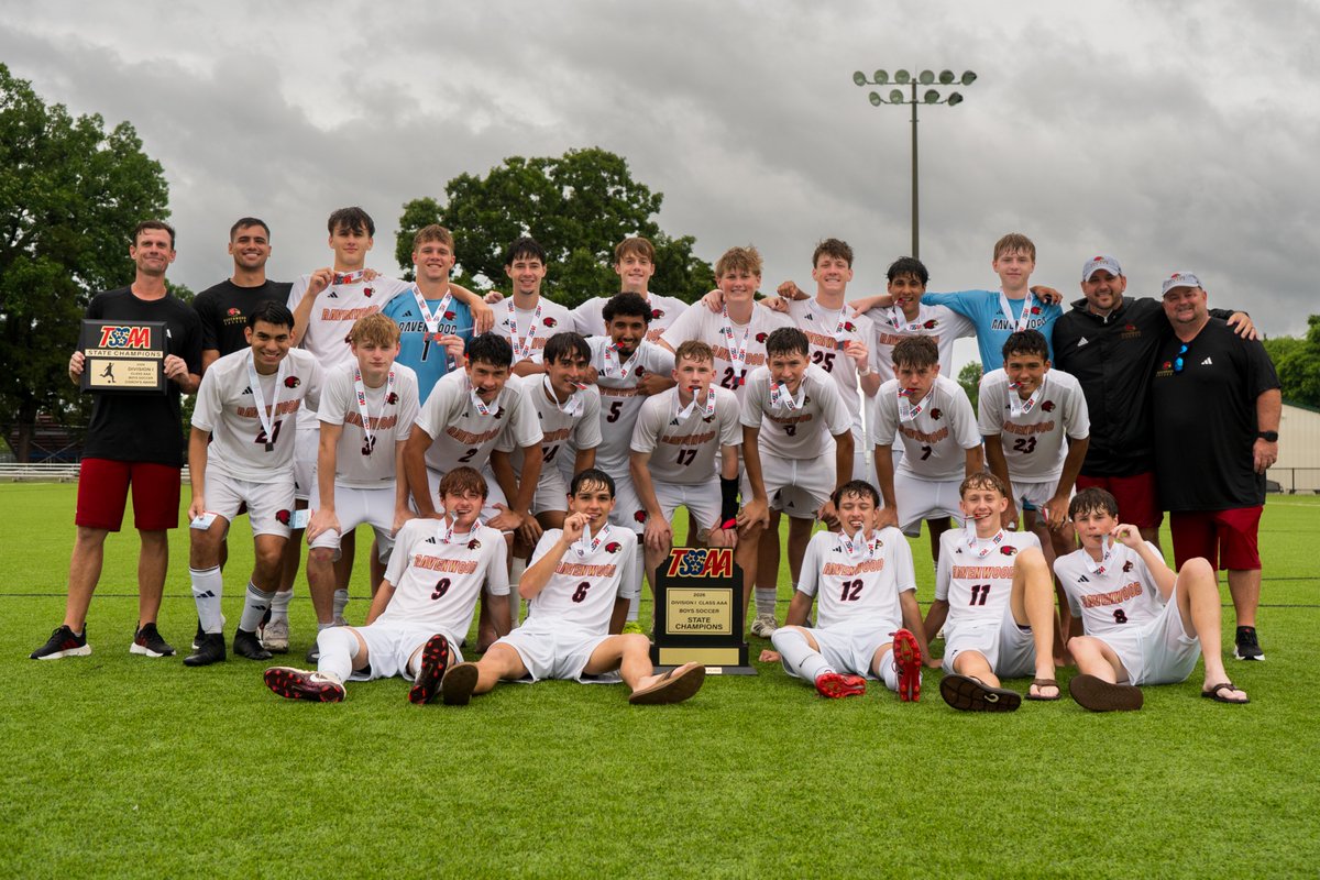 Raptor_Soccer's tweet photo. STATE CHAMPIONS.
For the first time in program history, the Ravenwood Raptors are TSSAA Division I Class AAA State Champions.

The Hunt Is Over. 🏆

#WeHunt #StateChampions #RavenwoodSoccer @wcsRHSAthletics @wcsCOAthletics https://t.co/EpqZvwC9zw