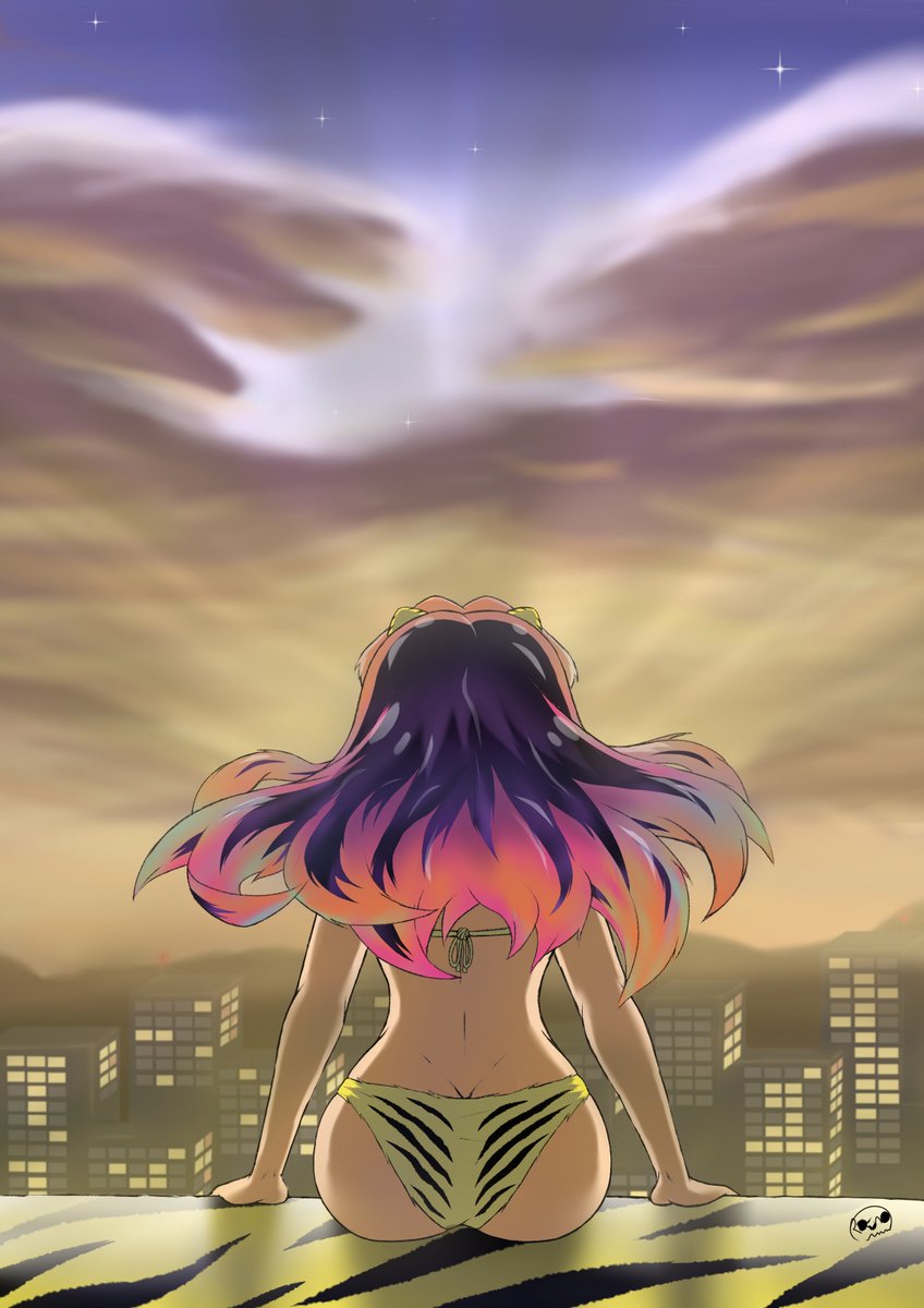 Rokuno7's tweet photo. Another month that ends 🌇
#うる星やつら #uruseiyatsura https://t.co/se0pQ5C1uz