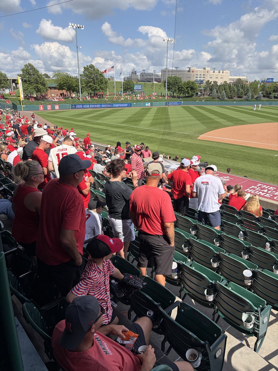 WayneBuildsLNK's tweet photo. @HuskerBaseball is rallying, but the football @donors have gone home @TroyDannen. Embarrassing. https://t.co/3cw0kEqiMA