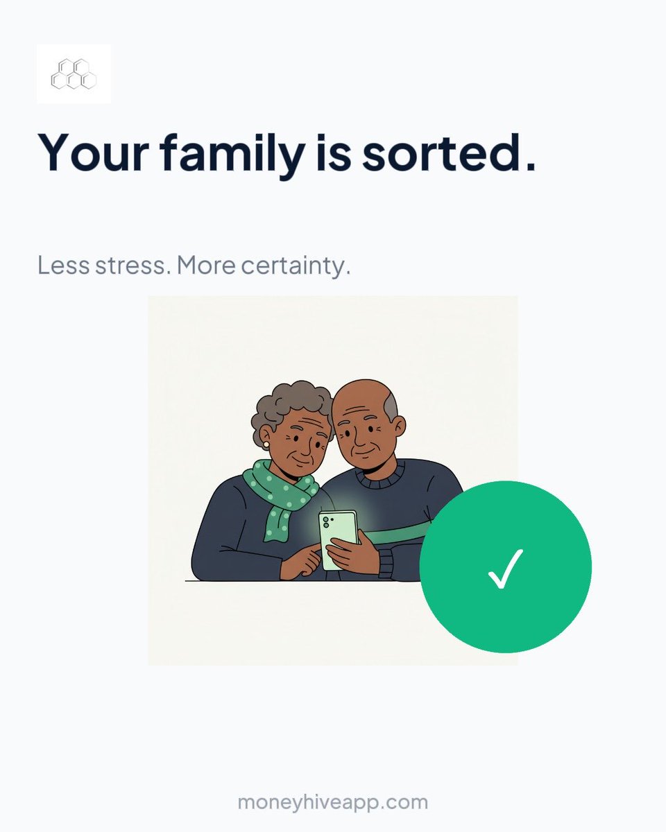 MoneyHiveApp's tweet photo. Seeing them smile without a worry in the world? That’s the goal. ❤️
Your family is sorted with MoneyHive. Less stress. More certainty.

#remittancesreimagined #moneyhive https://t.co/nErELx4DIs