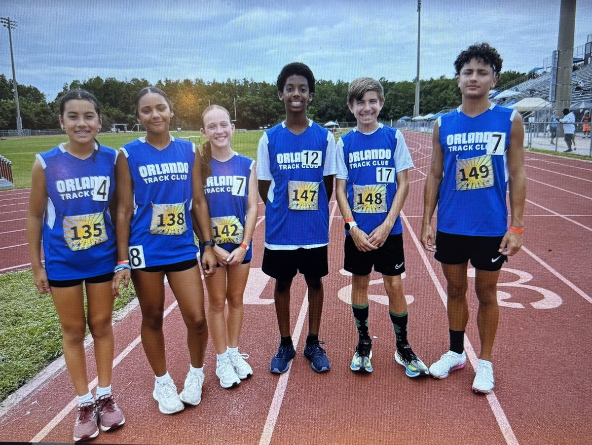 OrlandoTrack's tweet photo. 18 athletes, 39 events, 22 medals, 6 PR's, 25 first timed events with OTC and countless memories. Fantastic job. Can't wait for next week!!! https://t.co/nTKPewUDo7