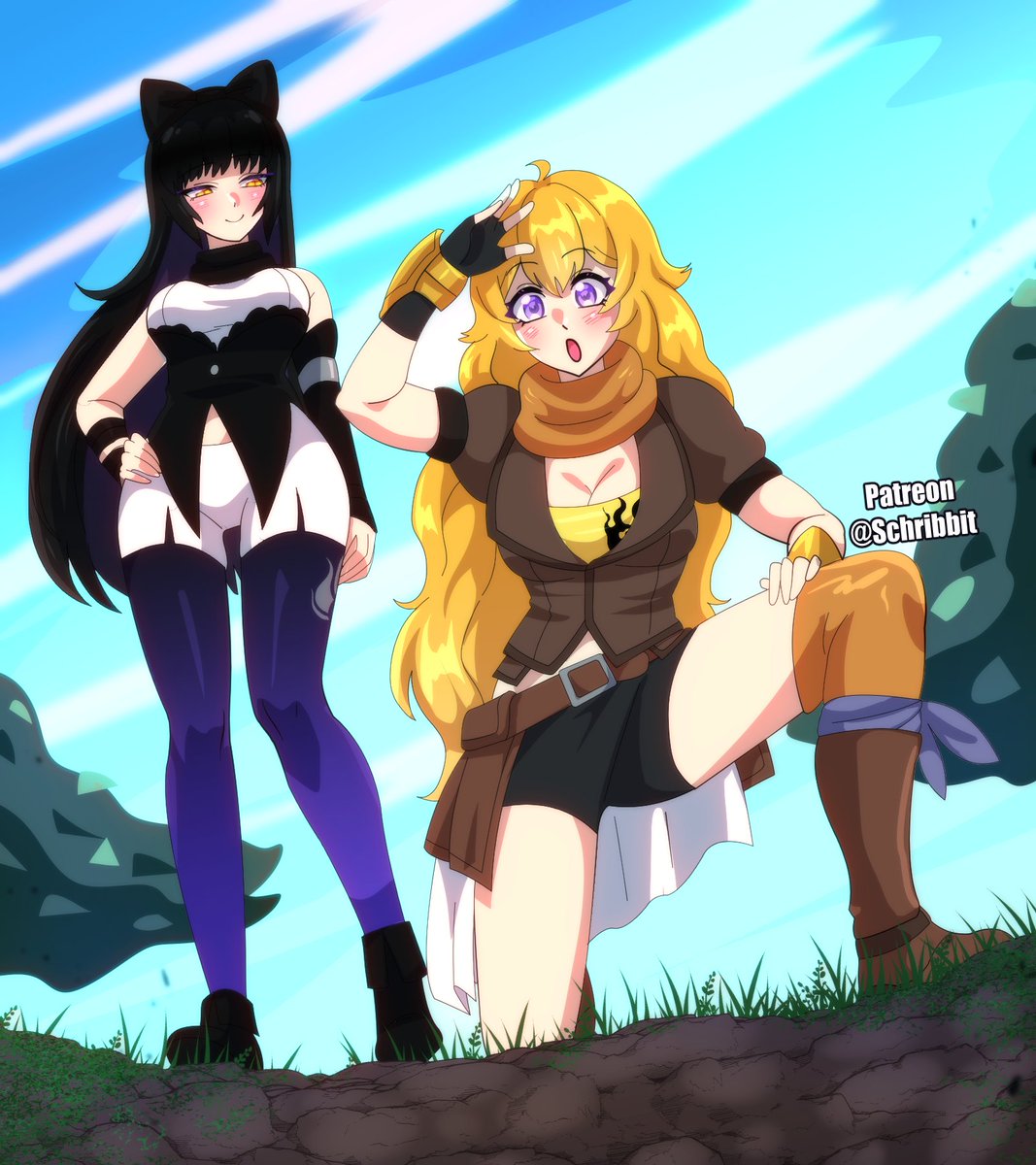 Schrwby's tweet photo. Yang and Blake adventure! (2024)
#rwby #rwbyfanart #bmblb https://t.co/bkvenDDesu