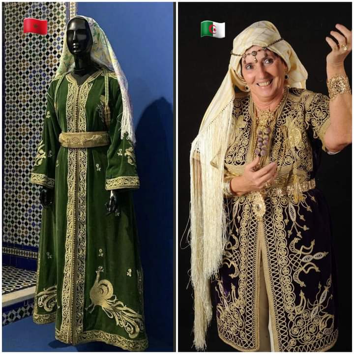 tambaliken's tweet photo. Thèse universitaire algerienne de 2008 qui confirme que la différence entre le caftan féminin marocain et algerien est que le caftan marocain est ample et long contrairement à l'algerien, ottoman d'origine, qui est court et ouvert.
Encore une preuve du vol algerien 🇩🇿 du Maroc 🇲🇦 https://t.co/Cj7nofLqP0