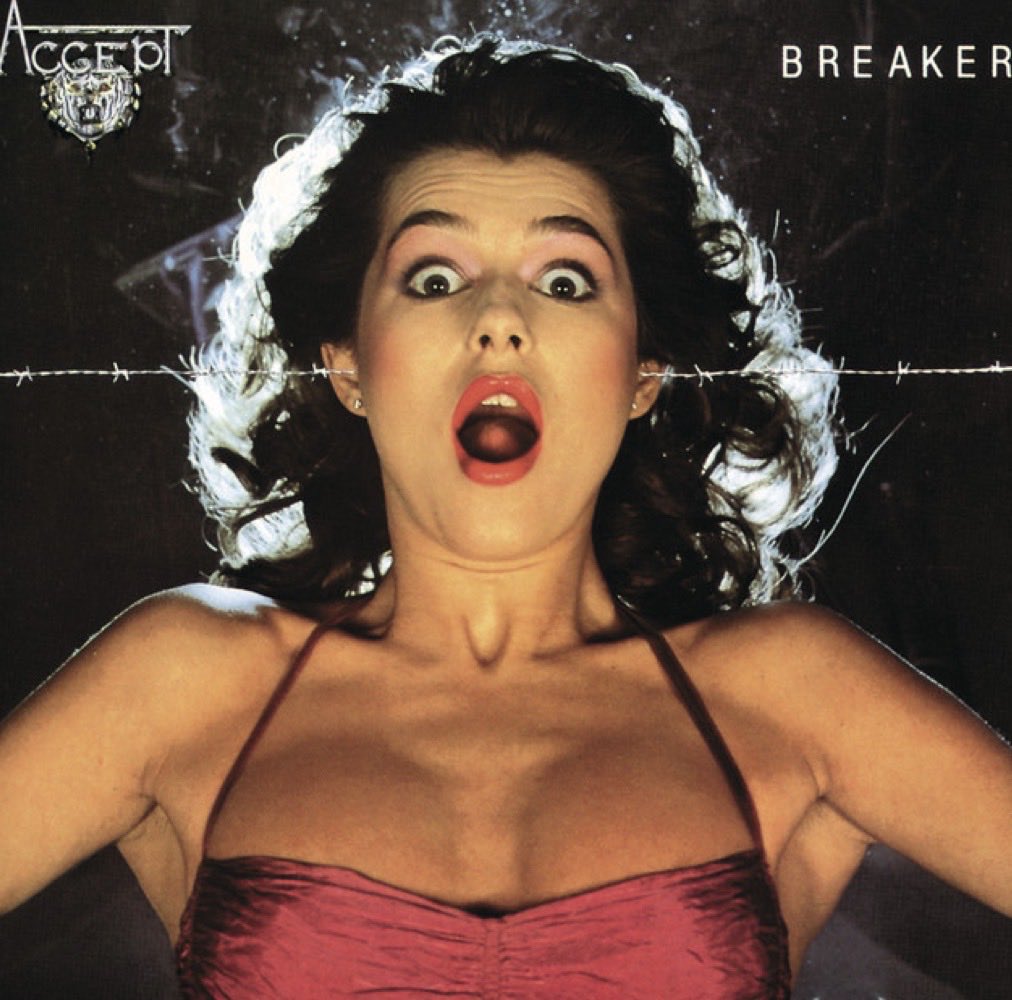 NatesHiddenGems's tweet photo. Accept Album Ranking from Worst to Best 

#3: Breaker (1981) 

I don’t care what ANYONE says, I see this as Accept’s TRUE debut album! This is the album where the band stopped FUCKING AROUND with trying to sound commercial and started become an ACTUAL Heavy Metal band! Just from the opening notes, you can TELL the band FINALLY told Wolf Hoffmann and Jorg Fischer that they can UNLEASH on the masses with this album! I also think this album has one of the most SOLID track lists of their career! There isn’t a SINGLE dip in the tracklist, except for MAYBE the ballad toward the end. But other than that, EVERY song is killer! 

This album ARGUABLY has the best start of ANY Accept album! It must’ve been a REVELATION to hear how heavy this record is after dealing with Disco Accept for the first two albums😂 ‘Starlight’ and the title track are some of the best opening tracks in METAL! The title track also being a precursor to Speed Metal! ‘Run If You Can’ is a GREAT early anthemic Accept song! If you want to send your enemy a diss track, send them ‘Son Of A Bitch’! Assuming you hate that person as much as the guys in Accept hated their management😂 ‘Feeling’ is a FANTASTIC deep track and ‘Midnight Highway’ is one of Accept’s most underrated tracks ever! 

I give NO SHAME in calling this Accept’s ACTUAL debut album! The sound that the band would become most known and beloved for first appears on this album! And it’s an absolutely BRILLIANT example of early Heavy Metal! AND a great sign of what was to come…