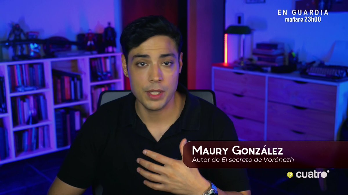 CuartoMileniotv's tweet photo. Maury González
Autor de 'El secreto de Vorónezh' #CuartoMilenio https://t.co/3Rvh91PcdQ
