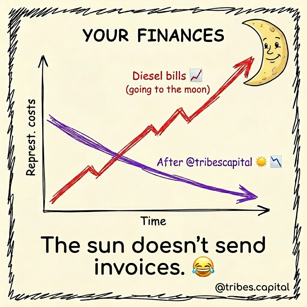 tribescapital's tweet photo. Your energy bills in 2026 πππ
Your bills AFTER switching to solar through @tribescapital πβοΈ
The sun doesn't send invoices.
Just saying. π https://t.co/1zJdVVFFl3
#SolarMeme #EnergyBills #CleanEnergy #TribesCapital #FunnySolar #AfricaMemes #GeneratorMeme #SolarVsDiesel https://t.co/avk85vCFSf