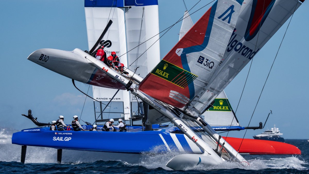 pidud_'s tweet photo. Modern Competitive Sailing is an excellent aesthetic inspiration for cyberpunk since it combines modern high tech materials normally mostly seen in military settings but with bright colors optimizing for visibility https://t.co/L93SohkXei