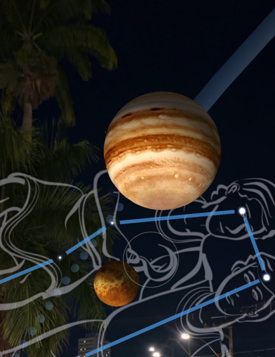 SamPancher's tweet photo. Temos duplinha Jupiter e Venus no céu hoje.
#Avisei https://t.co/kKvQhiqx7p
