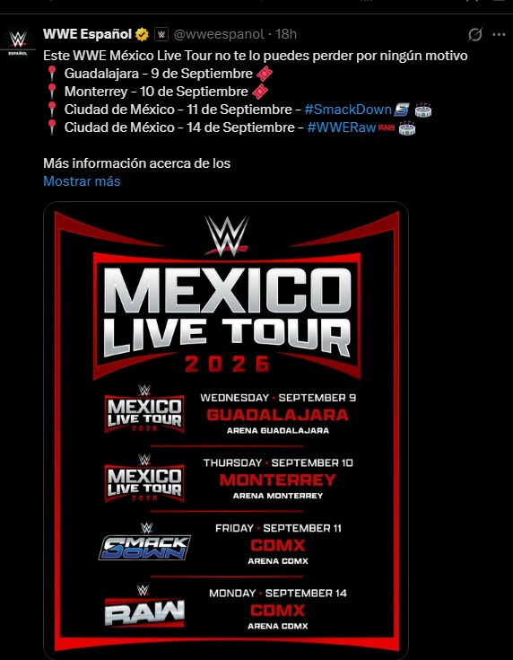 eltiovarko's tweet photo. Soy de esas personas que nunca va a eventos de lucha, pero este año tengo SI O SI QUE IR. https://t.co/Rhra8i2IBi