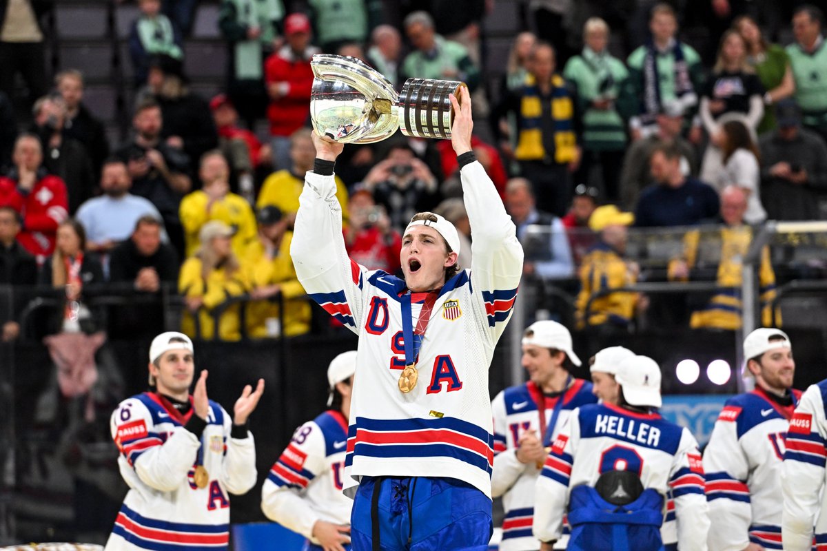 TheChargingBUF's tweet photo. 2025: Tage Thompson golden goal for USA
2026: Konsta Helenius golden goal for Finland

🥇⚔️ https://t.co/fc2fWclWtK