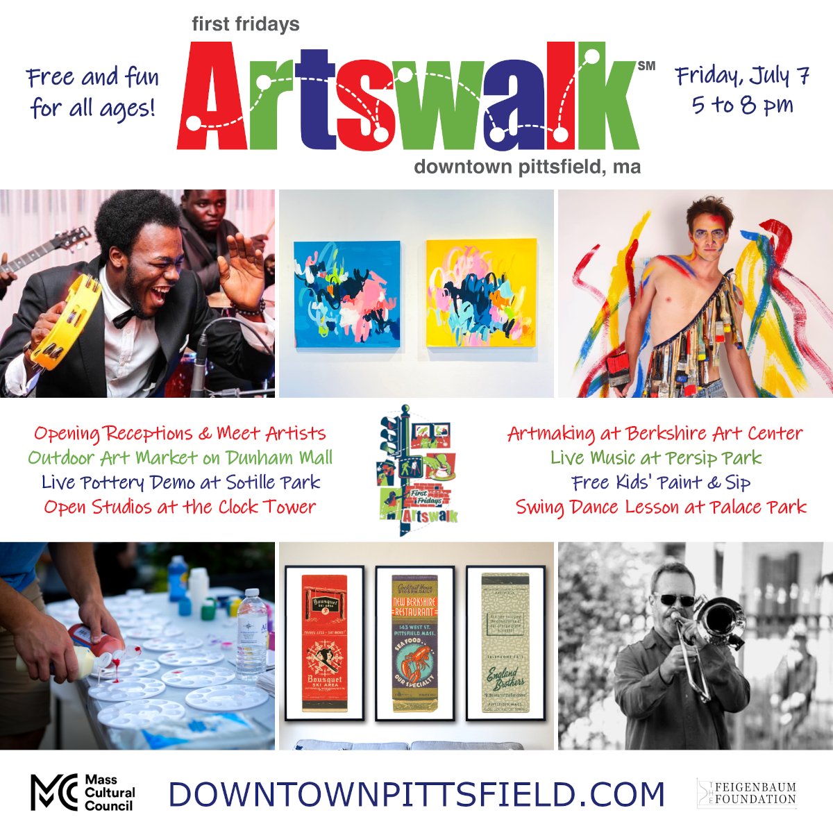 FF_Artswalk's tweet photo. June 5 First Fridays Artswalk in Pittsfield! - https://t.co/AdvT1HdlgW https://t.co/rvwSGWyVet