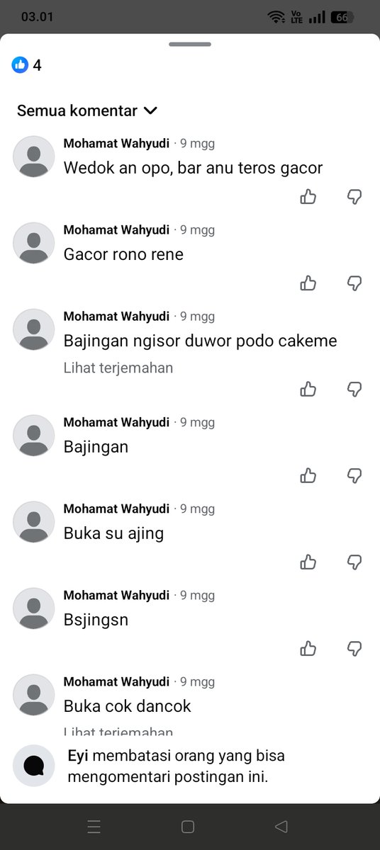 Johnnymybujang's tweet photo. Manusia tolol yang mau sama laki laki ,mulut toxic, feeling seorang adikk kuat buat kakak bulol kan jadinya gini awas aja ada apa apa dengan kakak saya saya. Cari anda ya pimak laki-laki ga patut di contoh cuih https://t.co/1PgaQ9GDUF