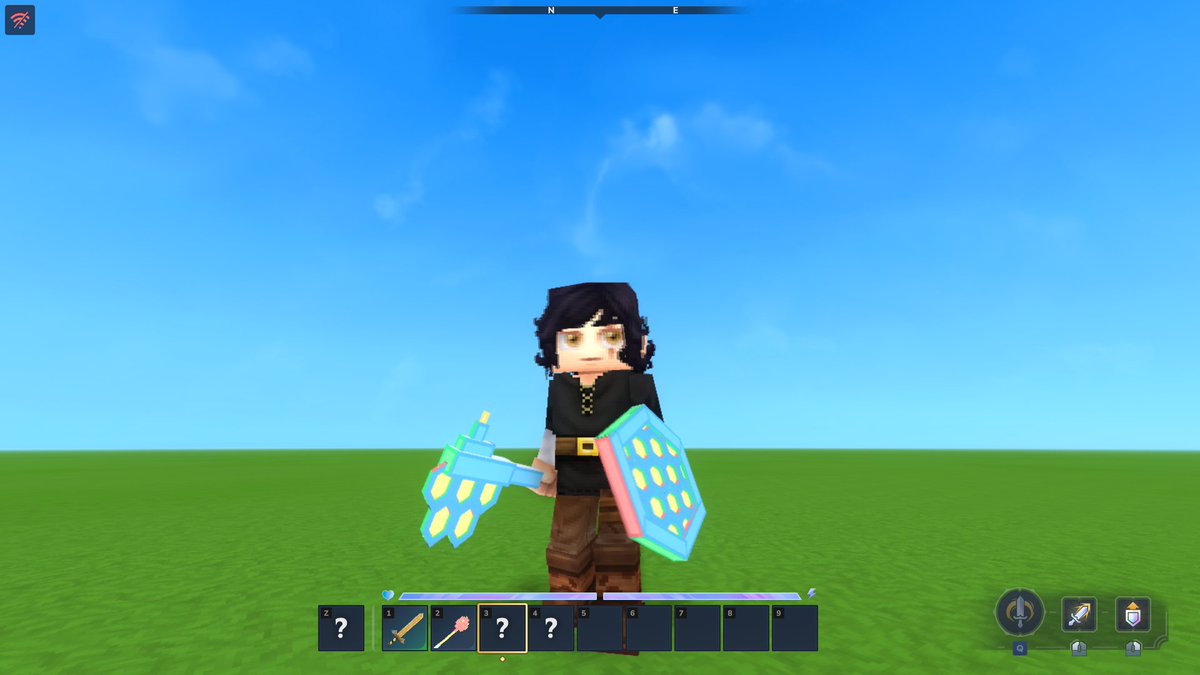 AvlonWizard's tweet photo. @Catcocomics I too am making hytale mod, seeing your tool shoot fire made me think how cool it would be if my shield shot bee swarms or something is all https://t.co/0FO4S1sRm2