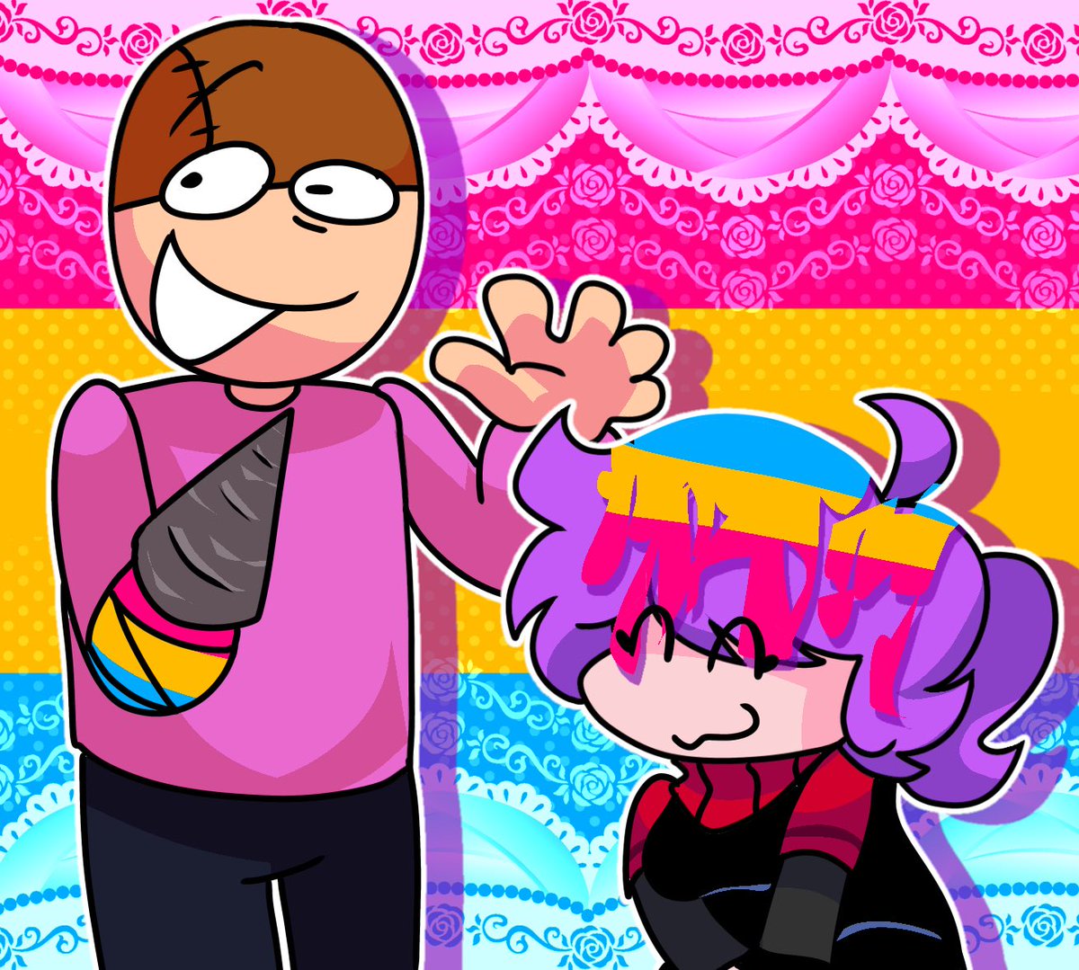 Hoidamarsho78's tweet photo. Happy pride!! #daveandbambi https://t.co/pxqkdugVc4