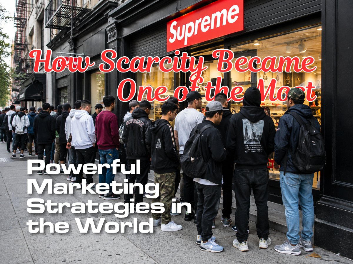 TAGtheagency's tweet photo. Supreme: How Scarcity Became One of the Most Powerful Marketing Strategies in the World

https://t.co/9mUkUerfe2 https://t.co/TIszv33yyV