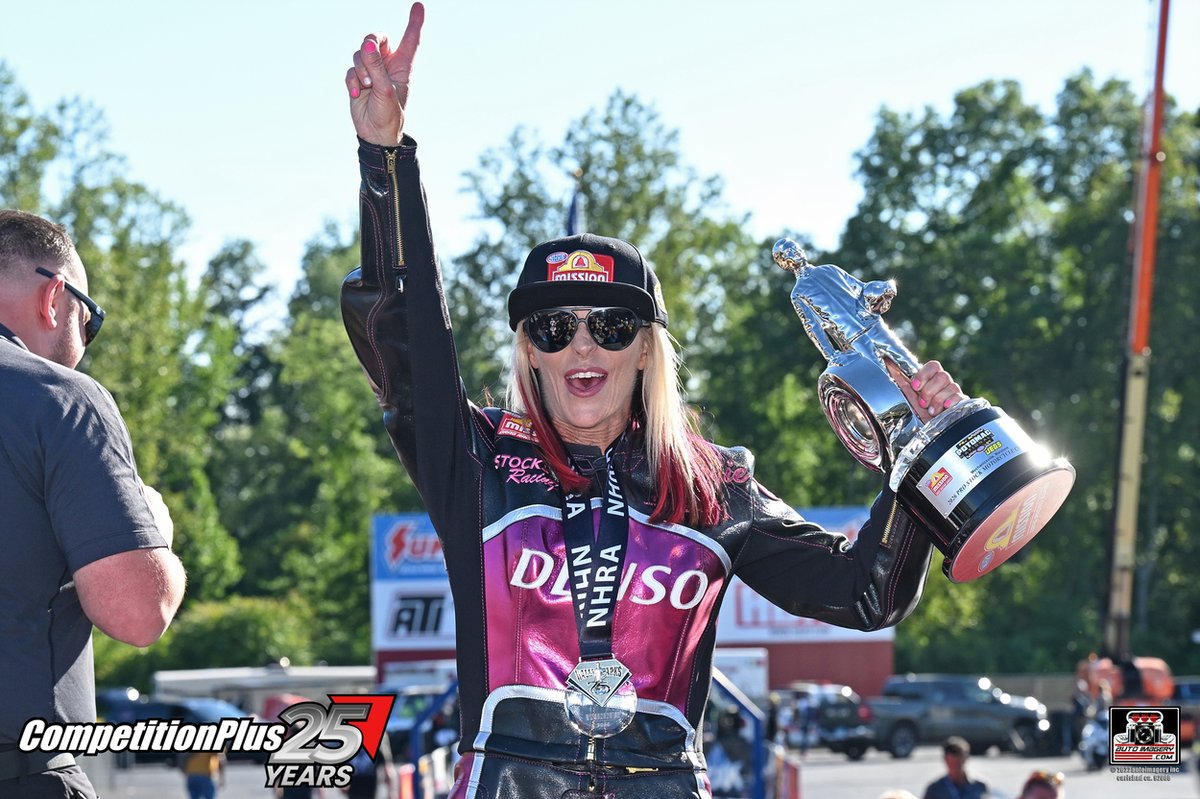 competitionplus's tweet photo. Your winners of the inaugural #NHRA #PotomacNationals  - @ProckRocket_TF  - @ShawnLangdon333 - @greganderson_ps - @AngieSmith77 
#DragRacingNews #PEAKSquad https://t.co/6uevZVvSLh