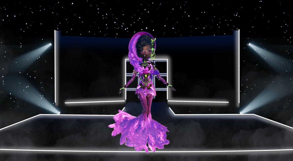 aufaluc's tweet photo. @lukewxrm_angel @xaviboooo ╭────-·-ˋˏ-༻𖤓༺-ˎˊ·-────╮

This week, I asked you all to make sickening looks based on your own couture designs.

First, @indulovests12 

"Green looks good with purple."

╰────-·-ˋˏ-༻𖤓༺-ˎˊ·-────╯ https://t.co/jbhayojxdN