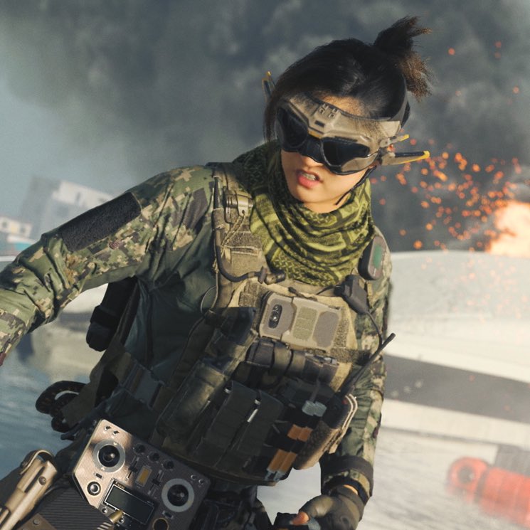 nikprices's tweet photo. Dokkaebi was perfect for this game actually, she's South Korean, running from North Korean agents after infiltrating NK &amp; getting classified information etc. Fits the aesthetic too. Wasted potential all around. :( https://t.co/NX3rD32BYF