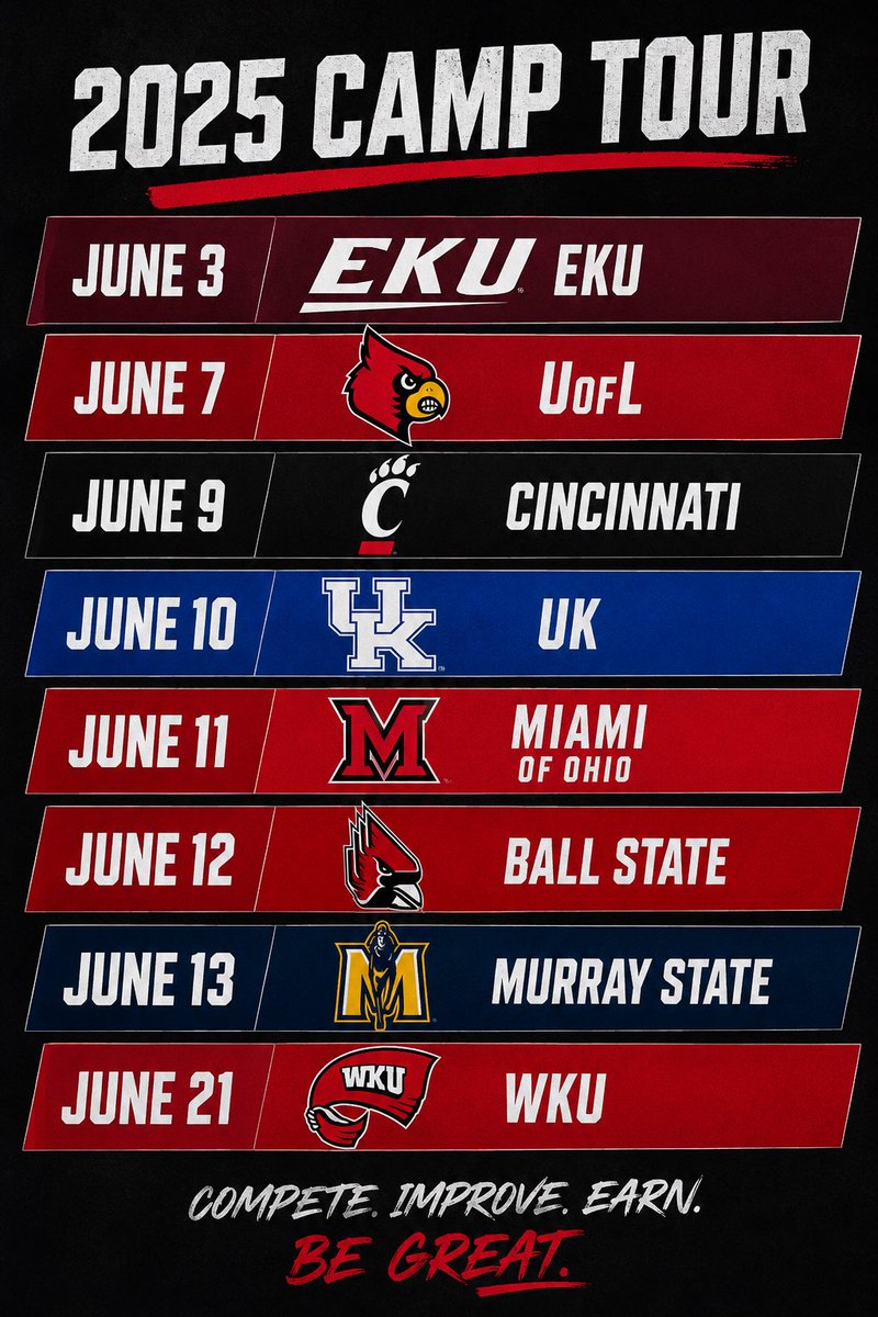 JuliusGregory8's tweet photo. Here are the dates and camps I will be attending  in the month of June. https://t.co/gx6Kyksmcb
