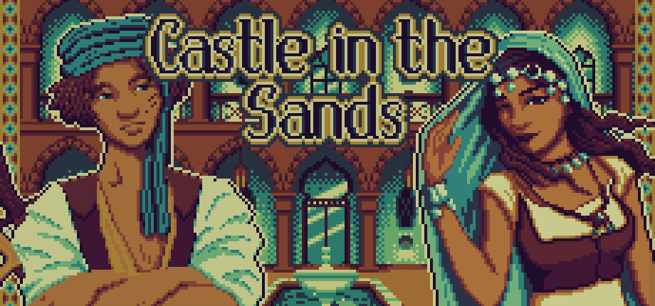 winterapple_dev's tweet photo. 日本のみなさんこんにちは！明日、新作ビジュアルノベル『Castle in the Sands』がリリースされます！

『千夜一夜物語』や北アフリカ文化にインсパイアされた小さなファンタジーADVです。ぜひSteamで検索してウィッシュリストに登録してください！❤️

#インディーゲーム #ADV https://t.co/vG70isOtlL