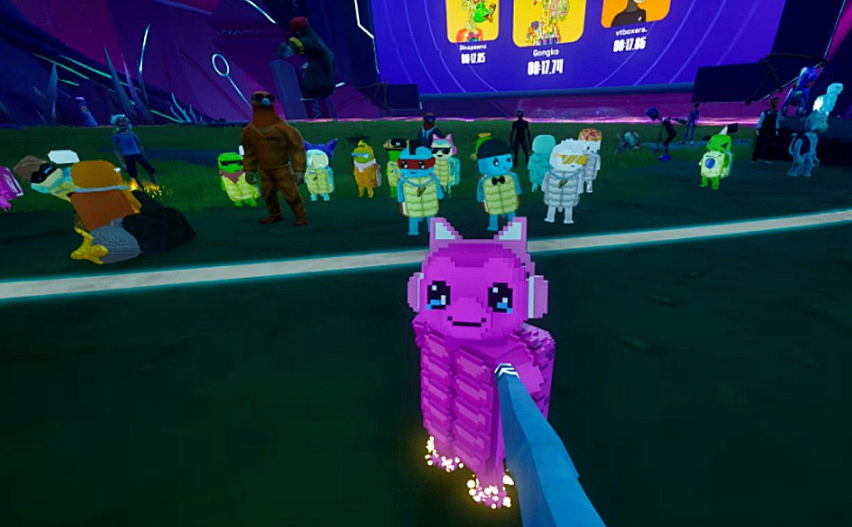 dippylvs's tweet photo. So much fun hanging out today in our @TurtlezDotFun avatars for the 30th event with @Papichulomeme &amp; the loveliest @LadyMeme12345 🐢 

The memories we create together here are irreplaceable 💜✨ https://t.co/cEZcFg2EEA