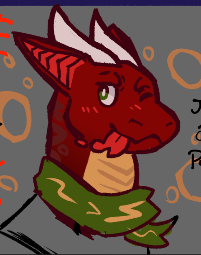 Root_Salad's tweet photo. Old Dragon Doodle https://t.co/DPUQTawgj2