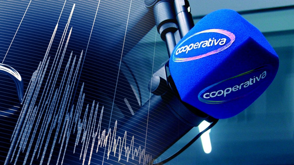 Cooperativa's tweet photo. 🔴 Sismo de mediana intensidad se registró en la zona central este domingo https://t.co/2rdf8mPQKg https://t.co/iyX7lGuOwf