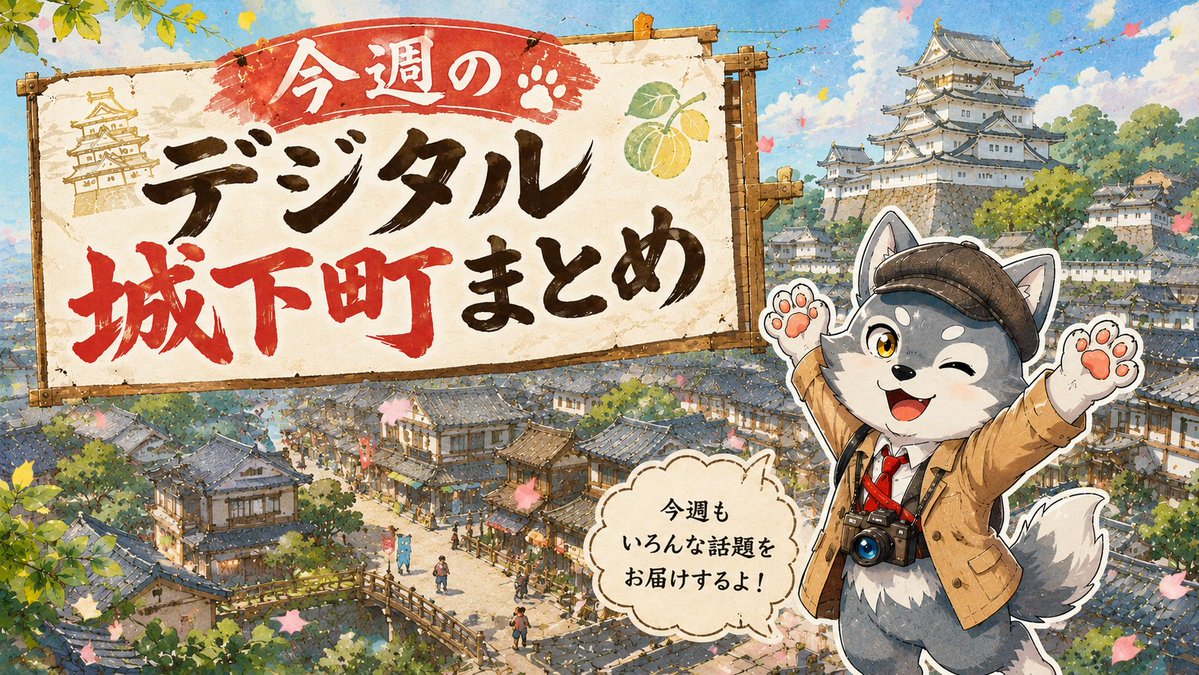 digitaljokers's tweet photo. 🏯今週のニュース
🐺黒井城のデジタル城下町民証が配布（残り18枚！）

🐺山中城の町民数がじわじわ増加！ フォーラム＆町長誕生記念の町民証が配布（残り1枚！）

🐺お題「推しの山城を教えて」に回答がたくさん集まっております！
ありがとうございます🌈

今週もお城や城下町楽しみましょう😊 https://t.co/3D27aGqV9b