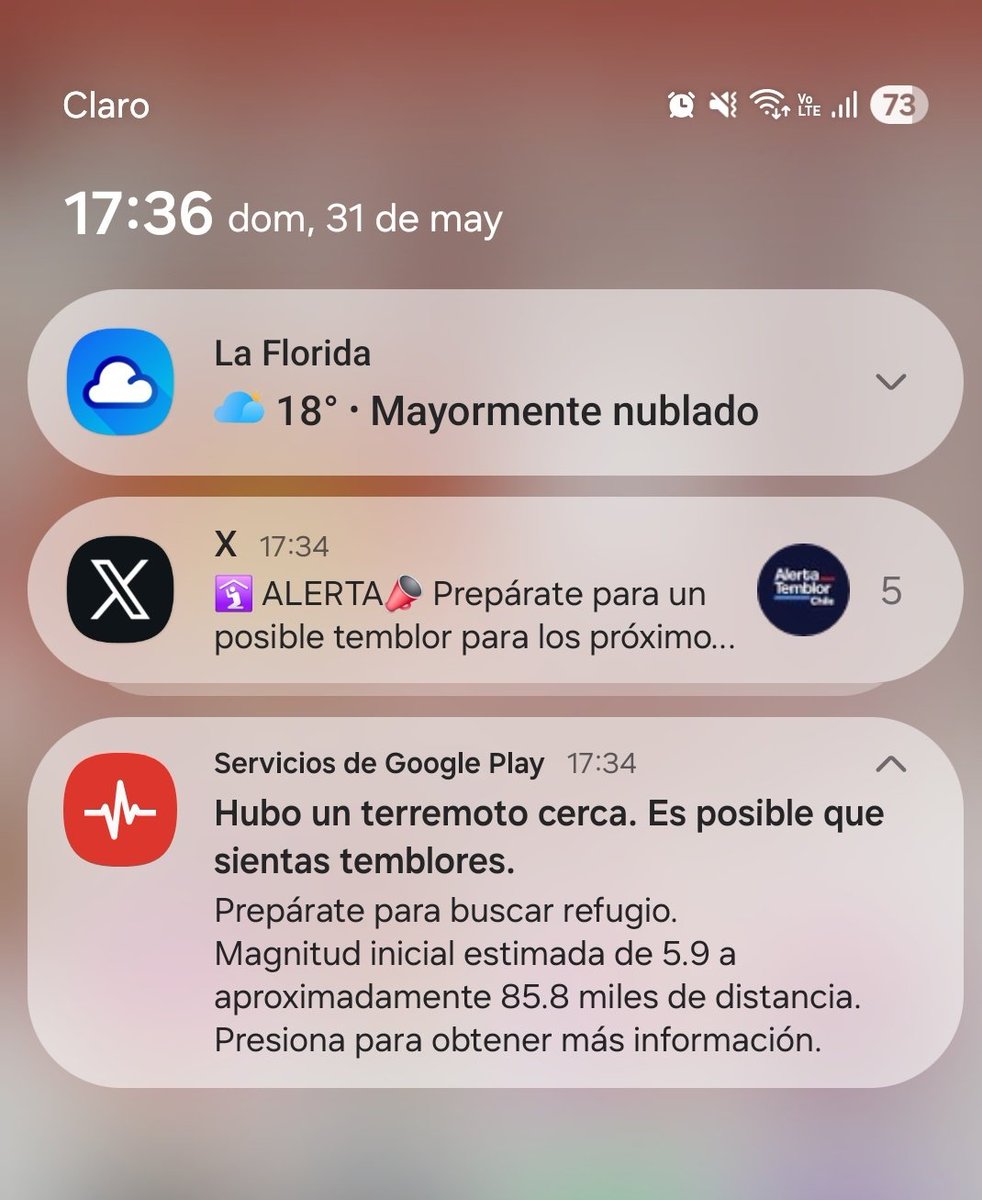 danismile7's tweet photo. Me asusto más la alarma de Google que el temblor. Pero bien efectivo. https://t.co/qciusiab2T