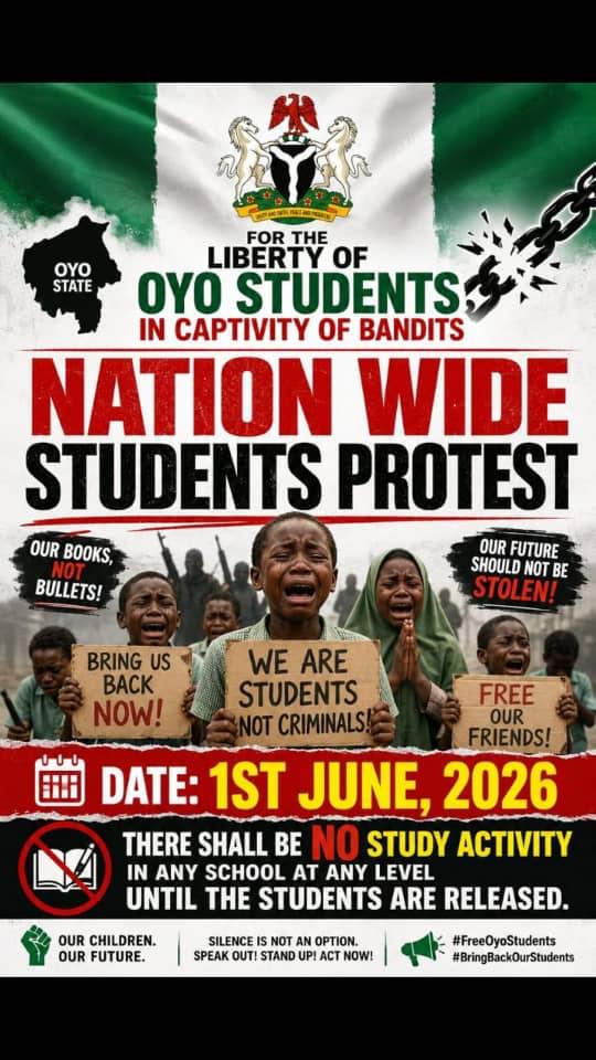 Oti0147's tweet photo. The whole school in Nigeria should closed their schools and hit the street to protest,  let the world hear our voice,  this government is more than a failure,  same government are still rehabilitating terr0rists..

#Bringbackourchildren , Bring back the children in Oyo https://t.co/zJznwHbNNc