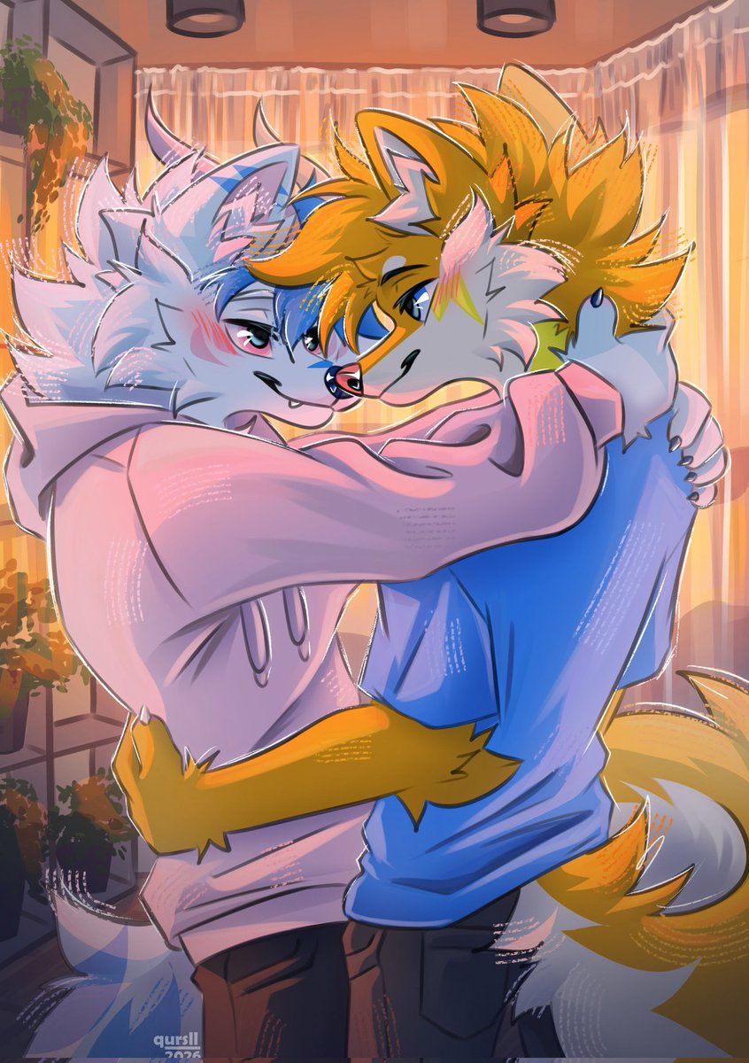 AnthroWolfie's tweet photo. Wrapped in love ❤️🥰💞

🎨 Art by @QuRsLL_ https://t.co/p2eO1iWLV7