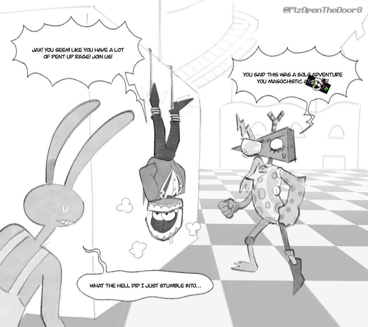 PlzOpenTheDoor8's tweet photo. Cw: Impact play

It's a win win for everyone!

// #TADCNSFW #GenitalCircus https://t.co/6v6SFVVGOQ