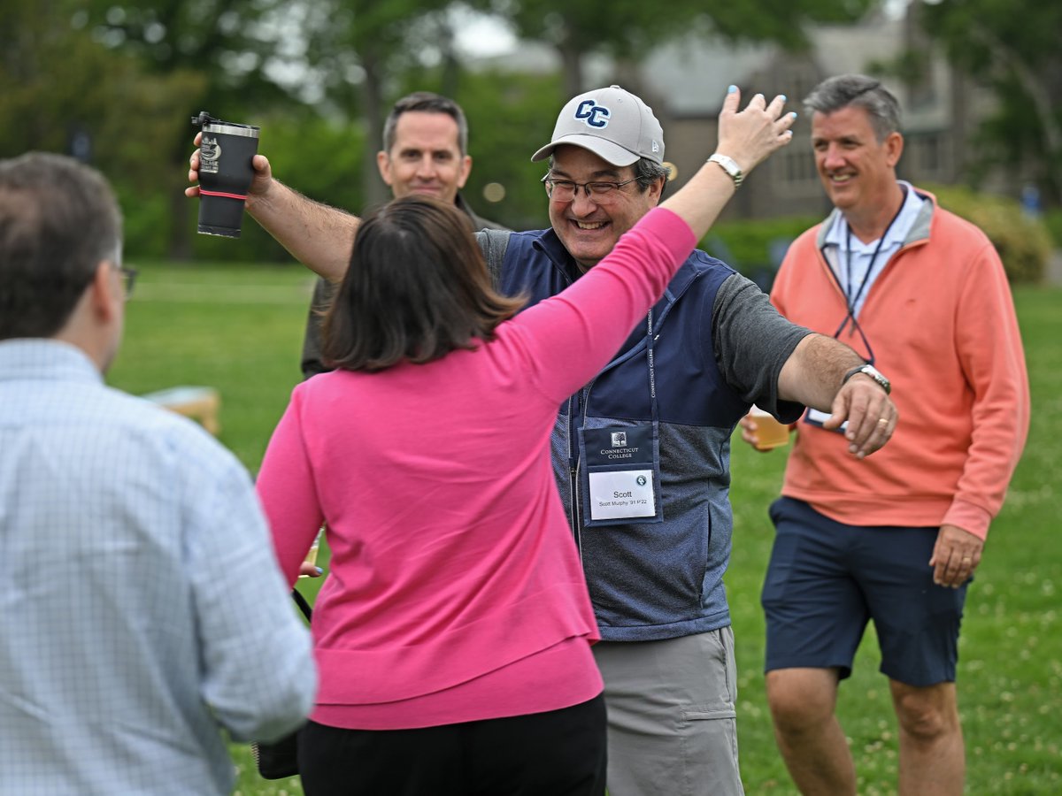 ConnCollege's tweet photo. 💙 Once a Camel, always a Camel.

We are already missing the alumni who were back on campus for Reunion Weekend. ⬇️ Take a look at some of the memories that were made! #ConnColl https://t.co/RUvnSLZ1Gn