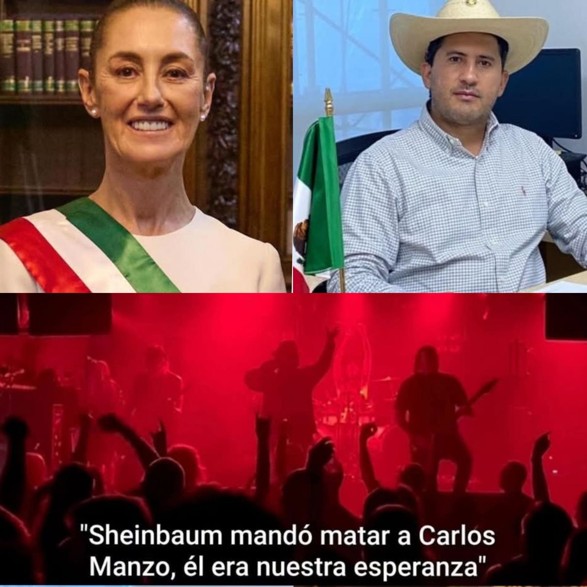 GARCIPAVON's tweet photo. ¡Bien por esta banda! Que el mundo se entere quién es esta tipa en realidad 👏👏
La banda mexicana #Deathmask aseguró durante una gira por Europa que la presidenta Claudia Sheinbaum habría ordenado el asesin@to del alcalde de Uruapan, Carlos Manzo, los integrantes también afirmaron que "el gobierno mexicano está coludido con los cárteles de la delincuencia" 🚨
✍️  Raíces Michoacanas