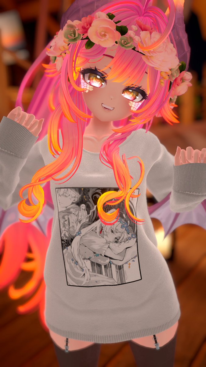 SlyVR_'s tweet photo. Wanna get comfy together?~
(Frieren art by clivenzu)
#VRChat #VRChatPhotography #Airi3D https://t.co/IQU1jwHDhw