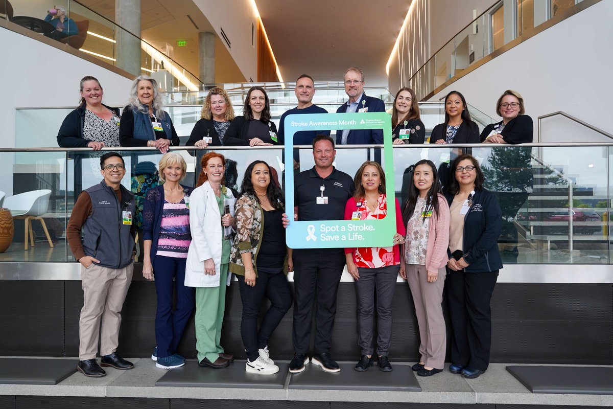 VMFHealth's tweet photo. As Stroke Awareness Month comes to a close, we want to thank our incredible stroke team at Virginia Mason Franciscan Health for their dedication to saving lives and reducing disability every single day.

Your health matters. Stay vigilant all year long at https://t.co/XxTpQi0vaN https://t.co/T3e4OaLPG0