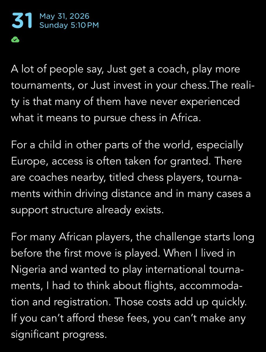 OyeyemiFawole's tweet photo. Before you say “just get a chess coach,” read this. https://t.co/rfL4hVCMcd