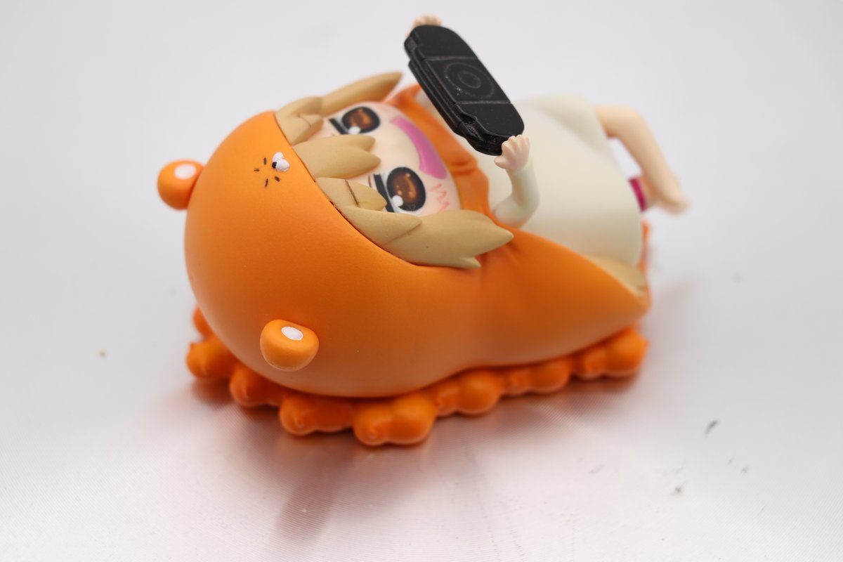 hatsuminn's tweet photo. トレフェスオンラインでうまるちゃん、海老名ちゃん、切絵ちゃんも販売します～
チョロＱの車台を仕込んだら走らせることもできます！
＃うまるちゃん　＃干物妹うまるちゃん https://t.co/n7xSqGXoMb