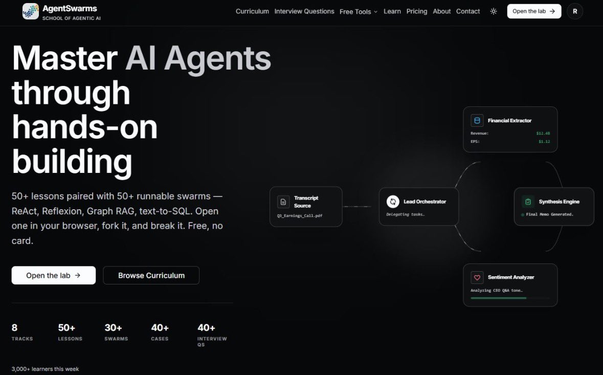AgentSwarms tweet media