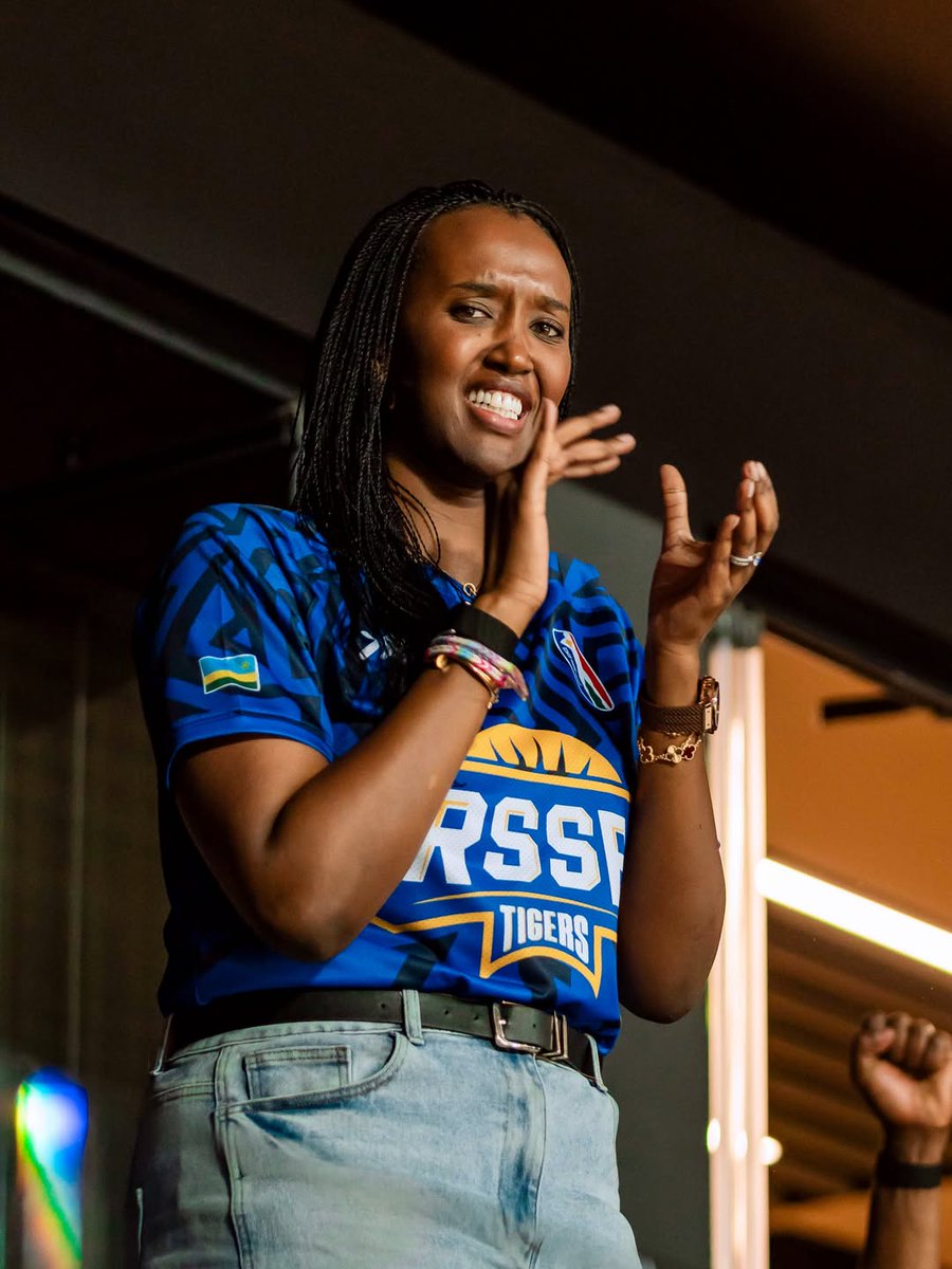 gladiator_1st's tweet photo. 🔴 |  First Daughter, Ange Kagame and her Husband Bertrand were in attendance today as RSSB Tigers made history by  becoming the first Rwandan Basketball club to clinch a BAL Trophy after beating Petro de Luanda 90-88. 

A Proud Historic Moment. 🇷🇼🏀✨❤️ https://t.co/onrAGmlak7