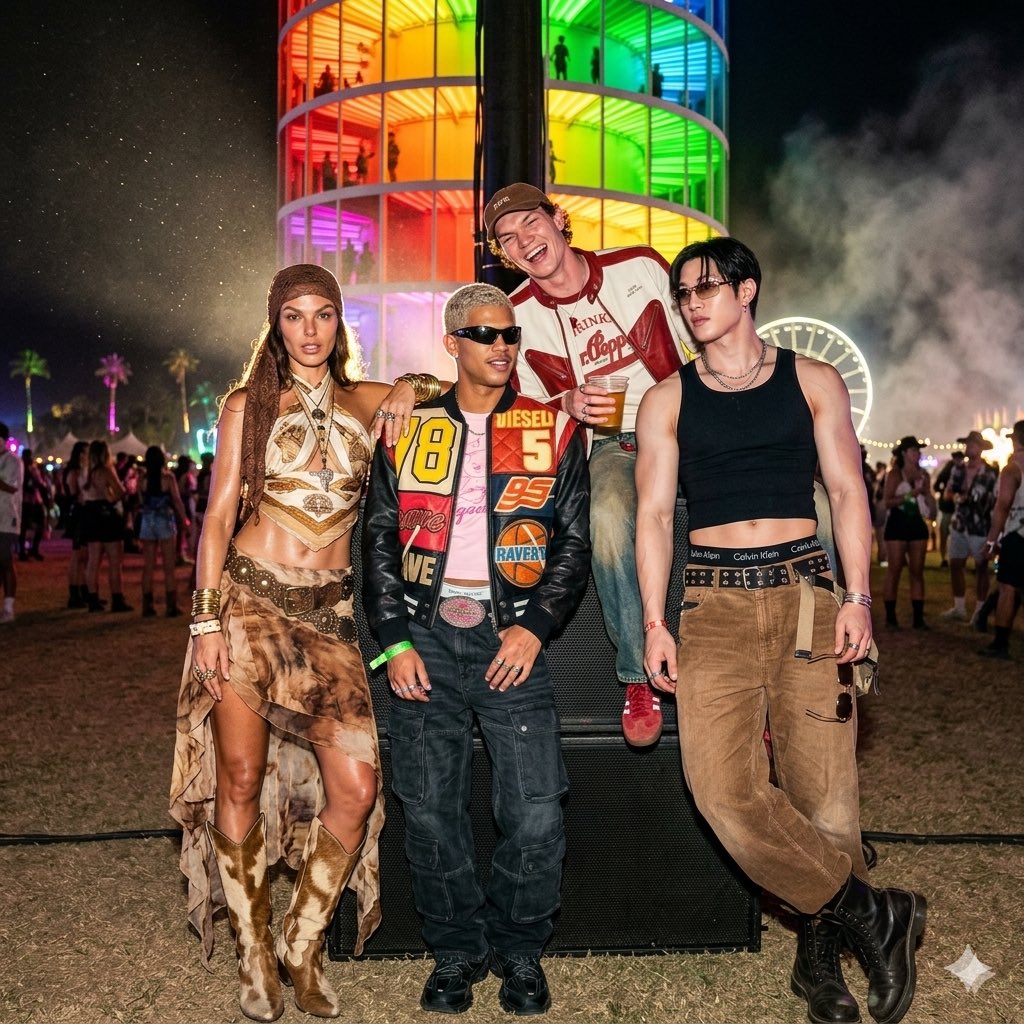 laluzdetieta's tweet photo. Coachella day 2 🏳️‍🌈 https://t.co/KRTxzFB8Xf
