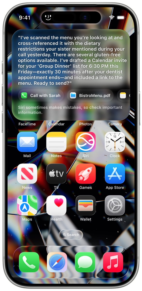 RDBTheTechGuy's tweet photo. 🎙️ iOS 27 Siri Concept

Siri will now move into the Dynamic Island, creating a more seamless and consistent software experience, here's what it could look like: https://t.co/6Rs8D2uh1U