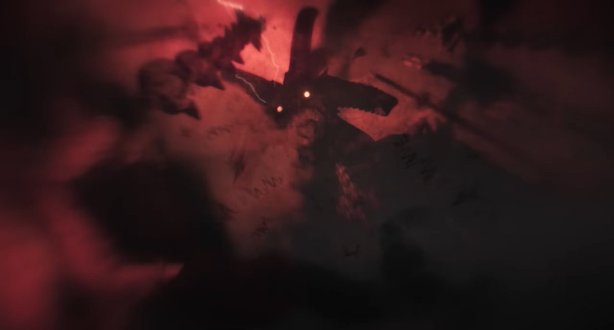 jaibrot's tweet photo. Por favor, @lavozdehorus @DeepGamesSpain @zaphariel que alguien me explique frame a frame el nuevo tráiler de undécima, "A war between Gods", porque yo aquí veo MOVIDAS #New40K https://t.co/4gj2ex5CsF