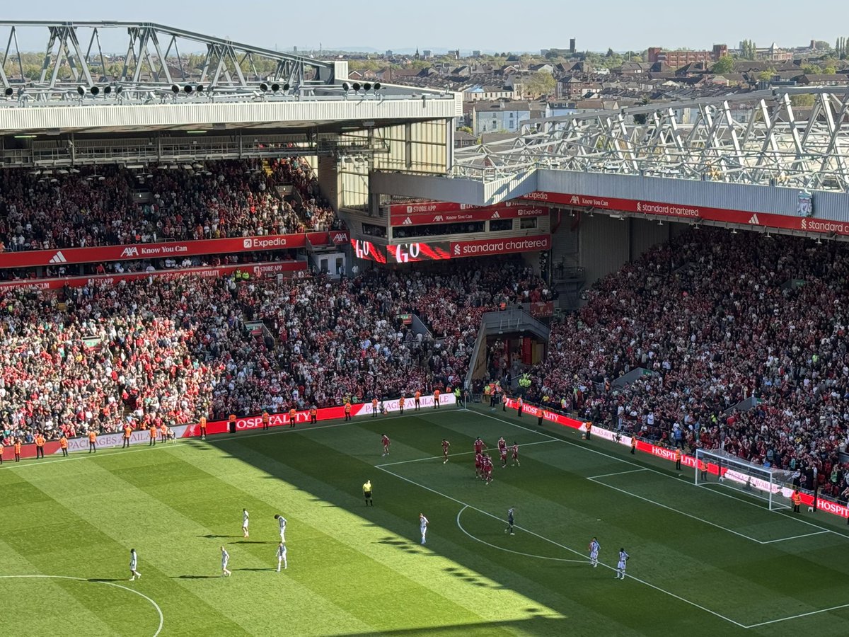 Fitba_daft's tweet photo. Liverpool 3-1 Crystal Palace (2-0 HT) @ Anfield 🌱. Premier League. 25.04.26. 3pm. A much needed win for the home side 🇦🇹 who gave 3rd choice keeper Freddie Woodman🧤 a PL debut. Isak with the opener. Wirtz sealing it in stoppage time after Munoz had pulled 1 back. Crowd 60,314. https://t.co/RCXPme7HNc