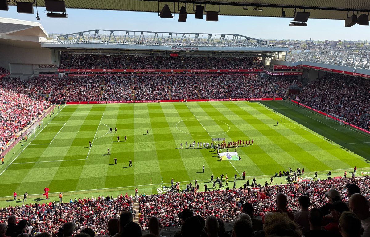 Fitba_daft's tweet photo. Liverpool 3-1 Crystal Palace (2-0 HT) @ Anfield 🌱. Premier League. 25.04.26. 3pm. A much needed win for the home side 🇦🇹 who gave 3rd choice keeper Freddie Woodman🧤 a PL debut. Isak with the opener. Wirtz sealing it in stoppage time after Munoz had pulled 1 back. Crowd 60,314. https://t.co/RCXPme7HNc