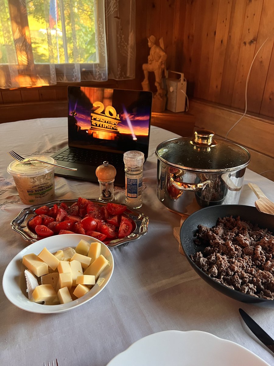 345marcel's tweet photo. A week of cabin maxxing, drinking only fresh mountain spring water, getting burn mogged by alpine sun and eating copious amounts of swiss cheese and chocolate. https://t.co/z0WuKwAc0C