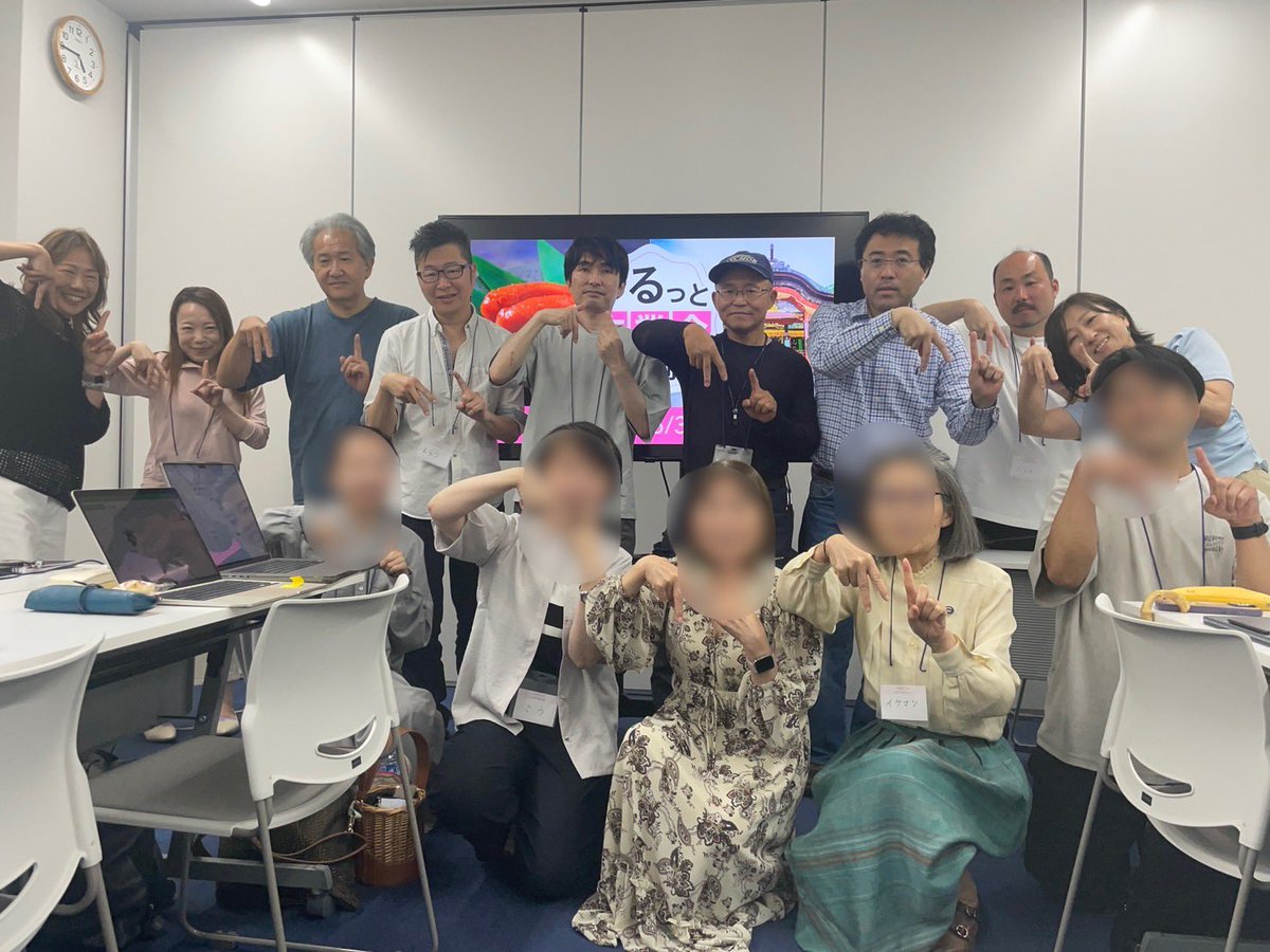kobtac's tweet photo. 【#ゆるっと作業会in福岡】
5/31(日)開催しました!✨
今回は「LINEスタンプを作って申請までしよう♪」というテーマで、作った事がない方や申請の仕方がよくわからないという方、みんなでワイワイと作業を進めました🥳ご参加くださった皆さま、ありがとうございました😊✨
#SHIFT_AI #47PROJECT https://t.co/3kkAs9s9lI