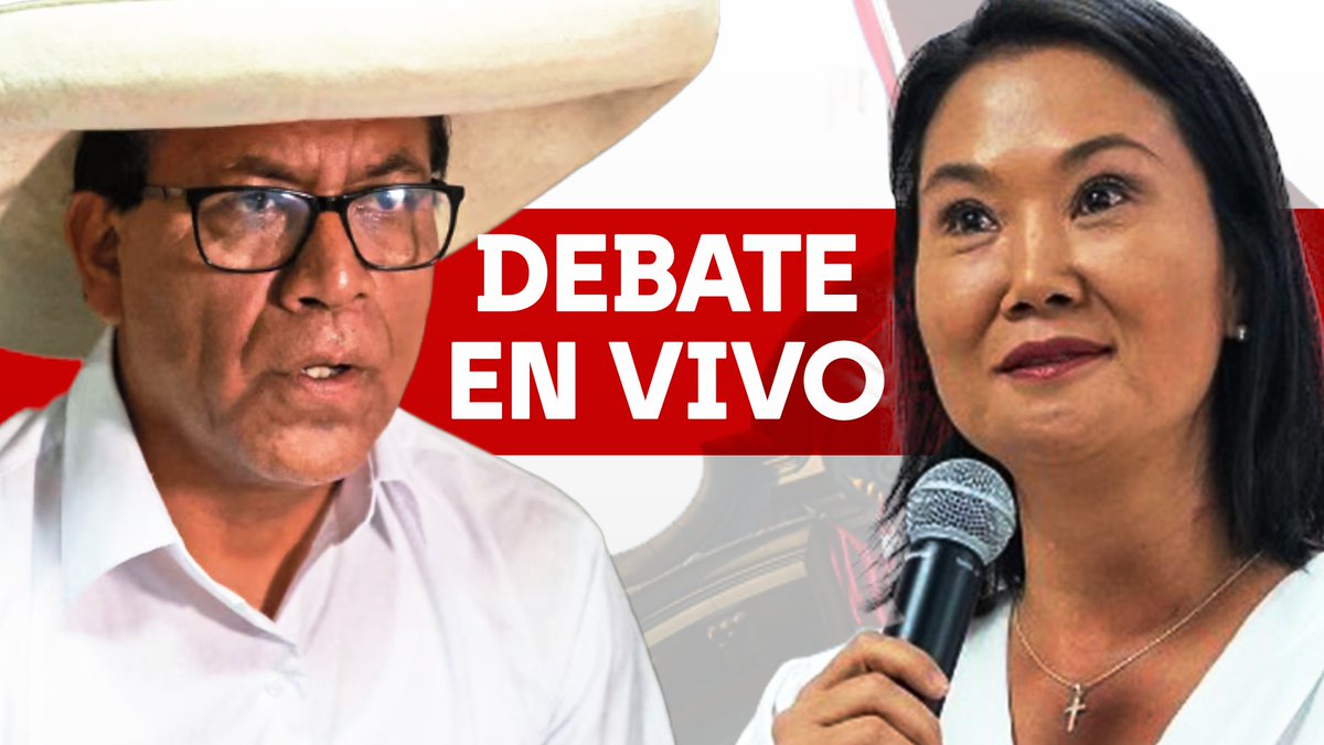 Latina_Noticias's tweet photo. 🟡 Keiko Fujimori y Roberto Sánchez hoy se ven las caras en el último debate presidencial antes de las elecciones del 7 de junio. Conéctate con nuestra transmisión en vivo.

#ENVIVO ➡️ https://t.co/DGeZjqT4oK

📲💻 Suscríbete a nuestro canal de YouTube. #LatinaNoticias https://t.co/eqNyaJbYCh