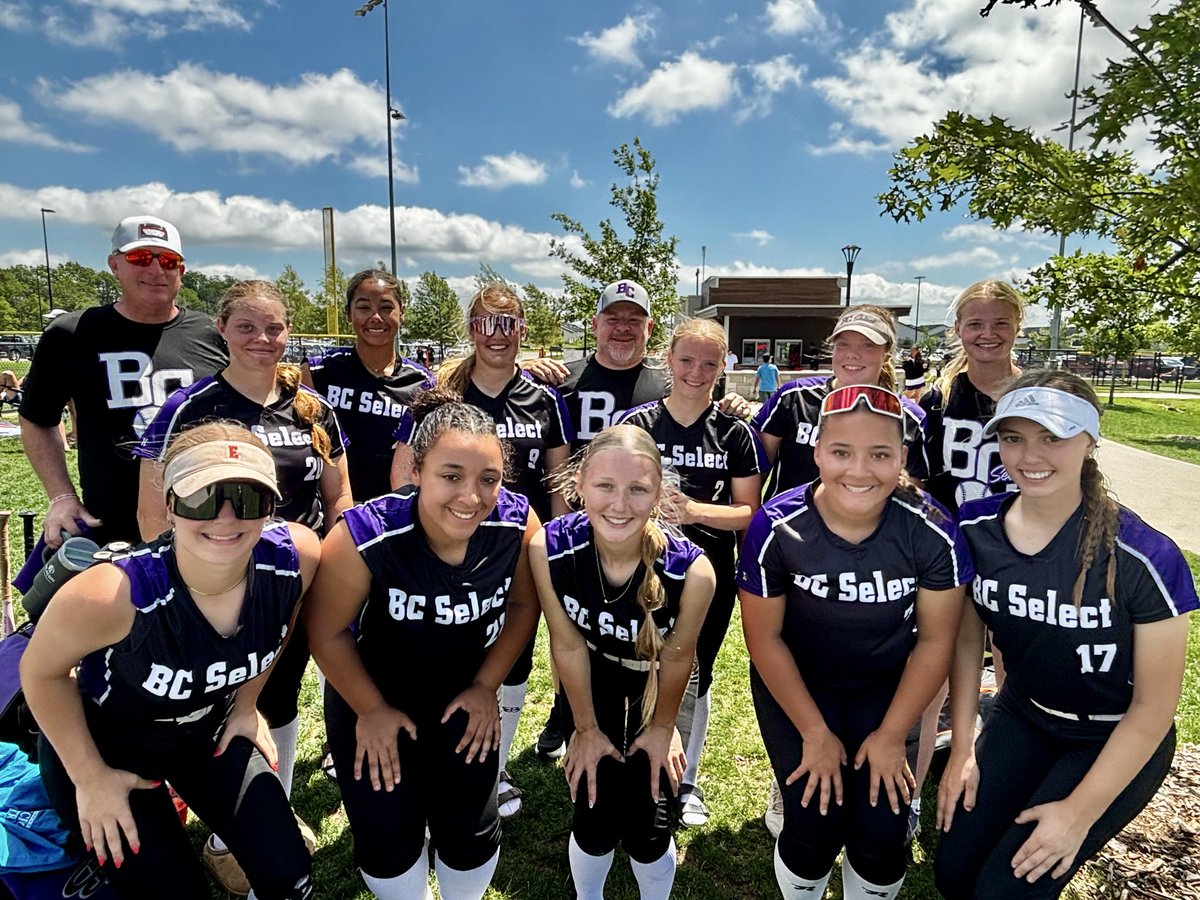 BCSelectKansas's tweet photo. As a 16B team, we competed in the High School Open division, finished 2nd in pool play, earned a Gold Bracket spot, and picked up our second walk-off win of the weekend. Defense turned 5 double plays in 5 games. This team keeps getting better! #BCSelect16U #Softball #USSSA https://t.co/stNbia8cTY